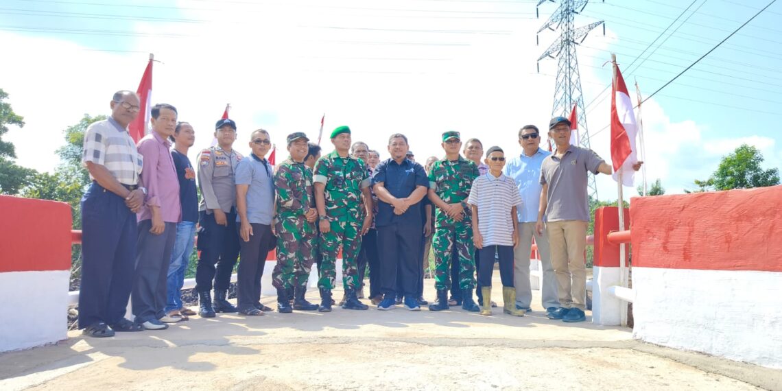 TNI Hadirkan Jembatan ARMCO 10 Meter, Warga Toapaya Selatan Kini Lebih Mudah Angkut Hasil Tani