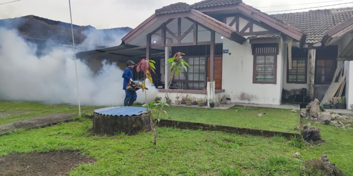 PT TIMAH Kundur Rutin Fogging, Cegah Penyebaran DBD Musim Hujan