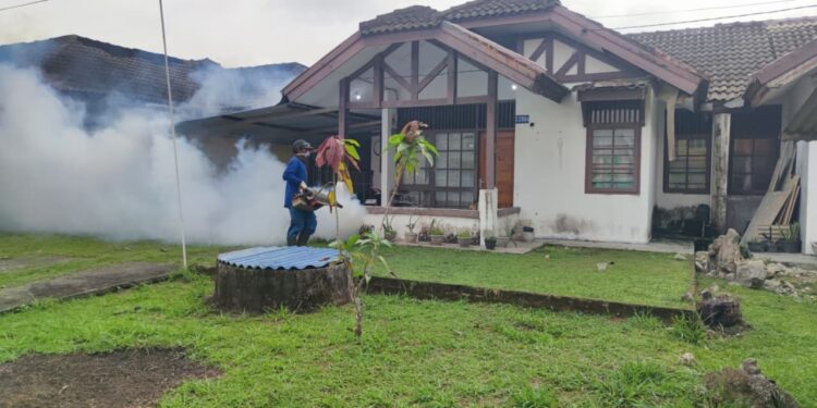 PT TIMAH Kundur Rutin Fogging, Cegah Penyebaran DBD Musim Hujan