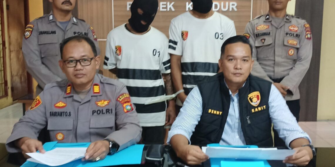 Kurang 24 Jam, Polisi Kundur Tangkap 2 Pelaku Pencurian AC dan Kabel
