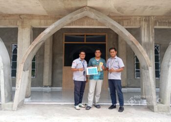 PT TIMAH Pasang AC Surau Baitussalam Kundur, Jemaah Lebih Nyaman Ibadah