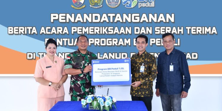 BRI Peduli Renovasi Arena Bermain TK Angkasa Lanud RSA Natuna