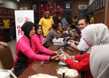 Polres Karimun Gelar Bakti Kesehatan Donor Darah & Layanan Gratis Sambut HUT Bhayangkara Ke-80