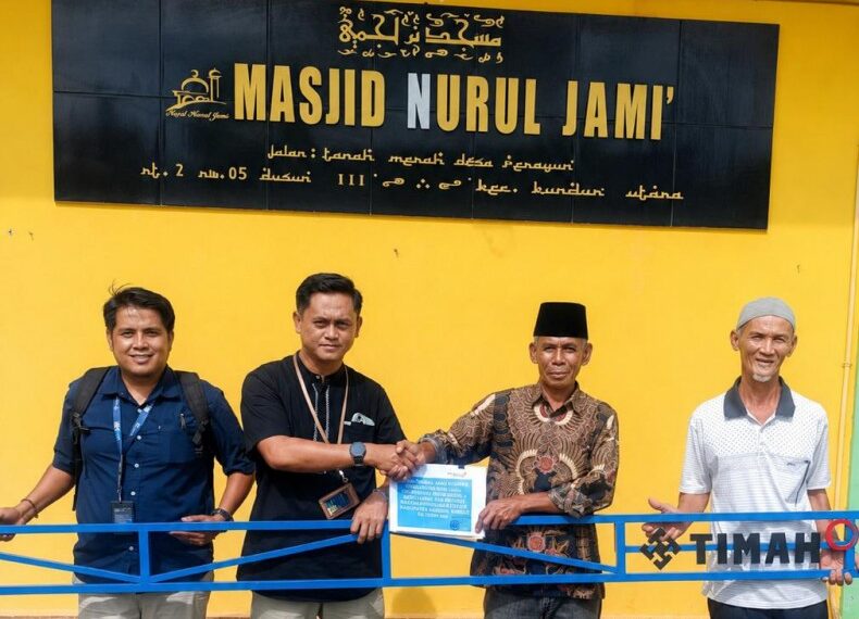 Tenda Pemakaman Jadi Kenyataan! Warga Perayun Kundur Barat Terima Bantuan PT TIMAH