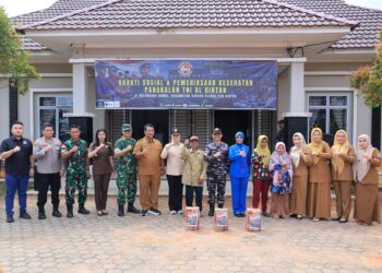 Wabup Deby Apresiasi Bhakti Sosial Lanal Bintan, Ratusan Warga Gunung Kijang Nikmati Layanan Kesehatan Gratis