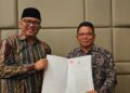 Sekretaris Direktorat Jenderal Pendidikan Islam Kementerian Agama Republik Indonesia, Prof. Dr. Arskal Salim, Gp, M.Ag secara langsung menyerahkan izin Program Studi (Prodi) Manajemen Bisnis Syariah dan Pariwisata Syariah kepada Ketua Sekolah Tinggi Agama Islam (STAI) Natuna, Dr. H. Umar Natuna, S.Ag., M.Pd.I, dalam sebuah kegiatan di Batam. 