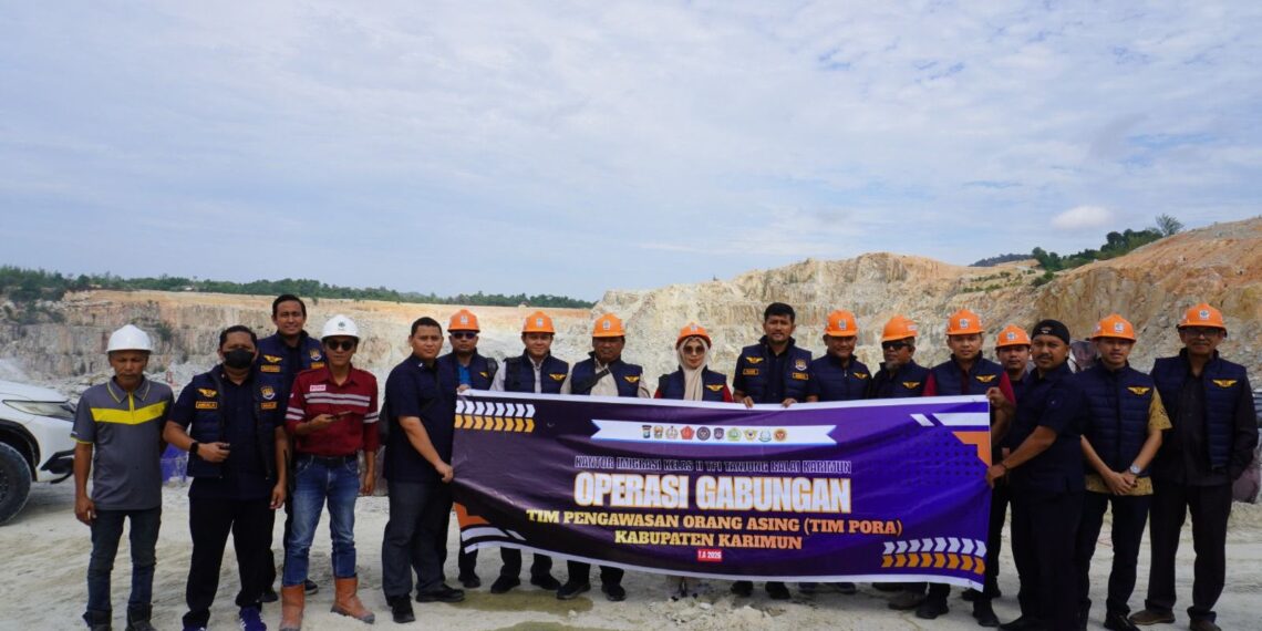 TIMPORA Karimun Gelar Operasi Gabungan, Awasi Kepatuhan TKA di Perusahaan