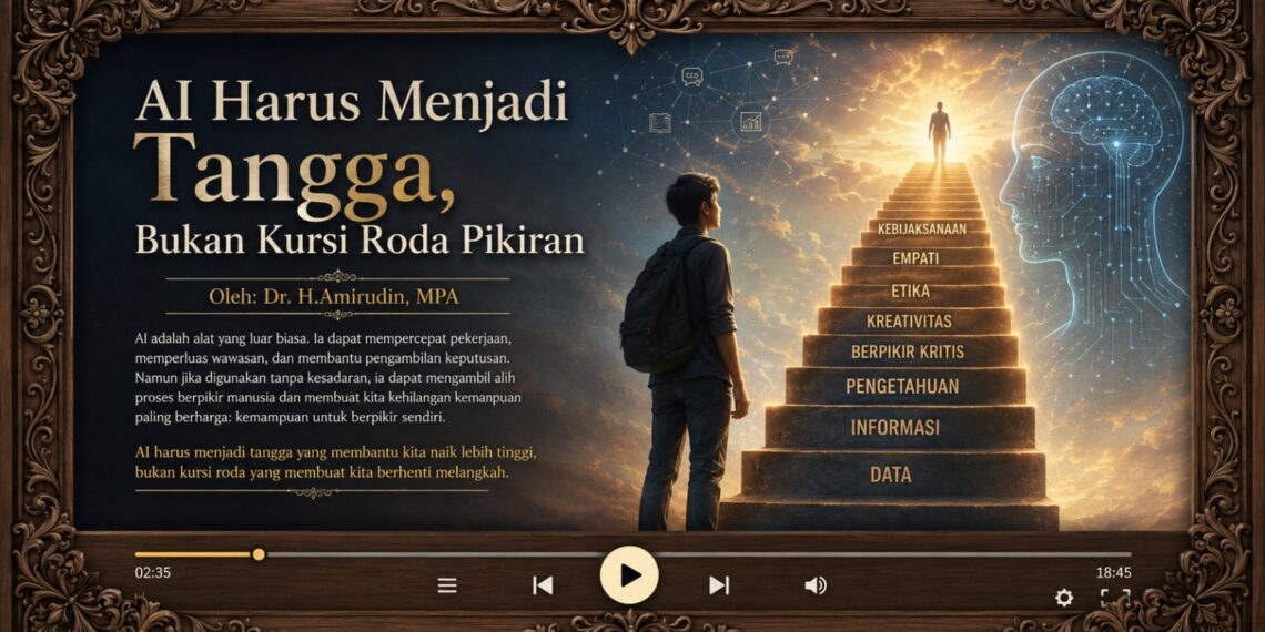 AI Harus Menjadi Tangga, Bukan Kursi Roda Pikiran
