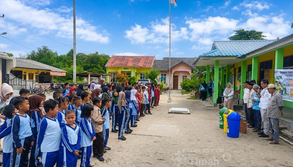 Tanamkan Kepedulian Lingkungan Sejak Dini, PT TIMAH Edukasi Siswa SD di Kundur Barat