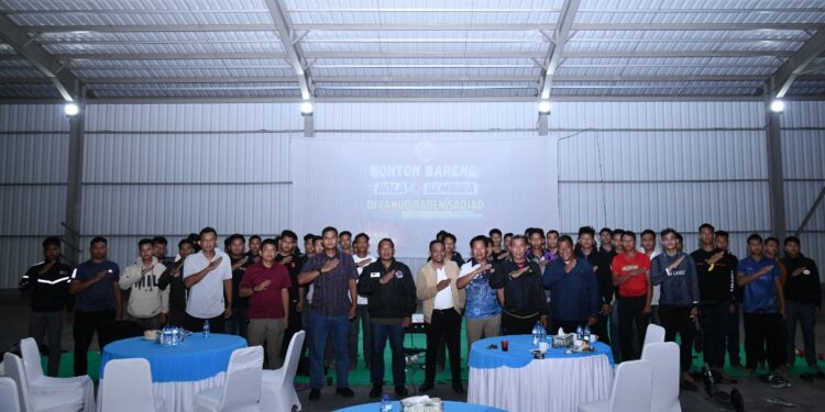 Semarak Pembukaan Piala Dunia 2026, Lanud RSA Hadirkan Nobar Bola Gembira