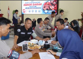 Sambut Hari Bhayangkara ke-80, Polres Natuna Gelar Donor Darah untuk Bantu Masyarakat