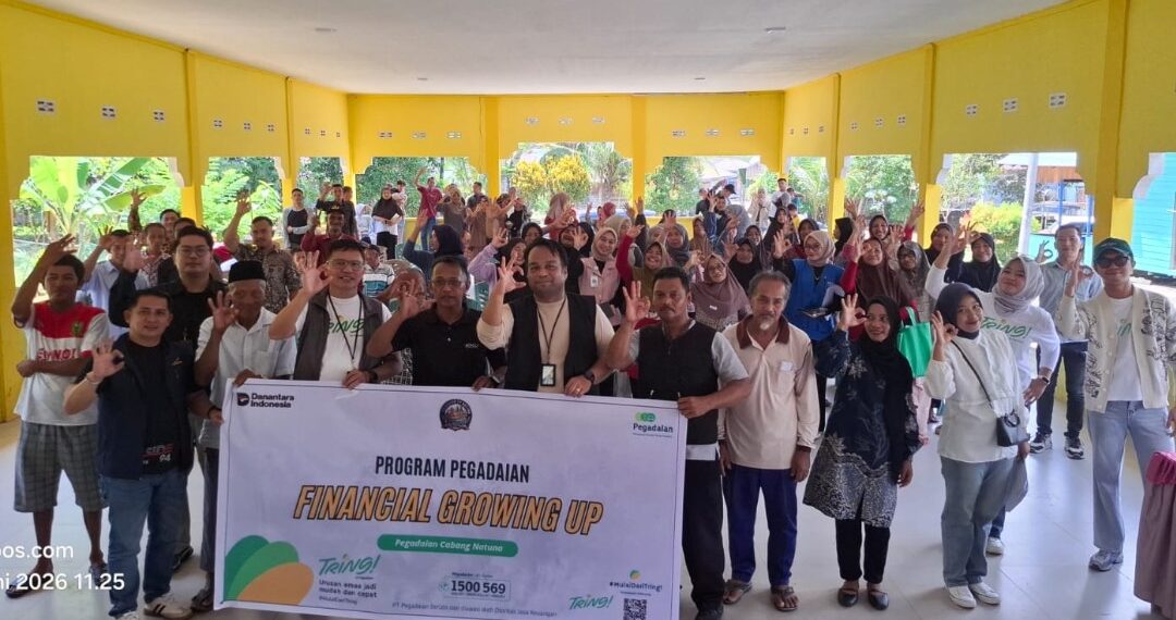 Kolaborasi di Ujung Negeri, BPJS Ketenagakerjaan, Pegadaian, dan PWI Natuna Hadirkan Edukasi Keuangan dan Perlindungan Pekerja di Mekar Jaya