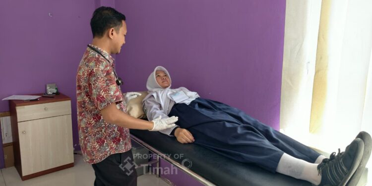 Proses seleksi Program Kelas Beasiswa PT TIMAH Tbk untuk SMA Negeri 1 Pemali Tahun Ajaran 2026/2027