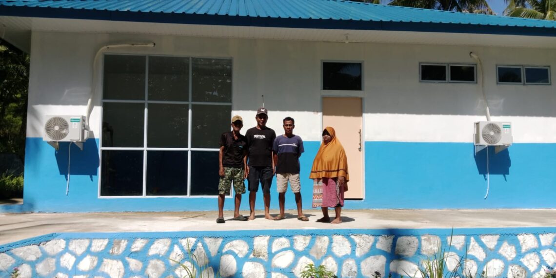 Gedung SPPG di pulau darak Desa Air Biru