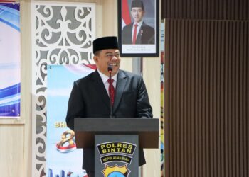 Hadiri Syukuran Hari Bhayangkara ke-80 Polres Bintan, Sekda Ronny Apresiasi Dedikasi Polri Jaga Keamanan dan Berantas Narkoba