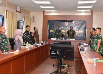 TMMD Satukan Langkah , Dandim 0315 Matangkan Rencana Bangun Jalan 285 Meter di Teluk Lobam