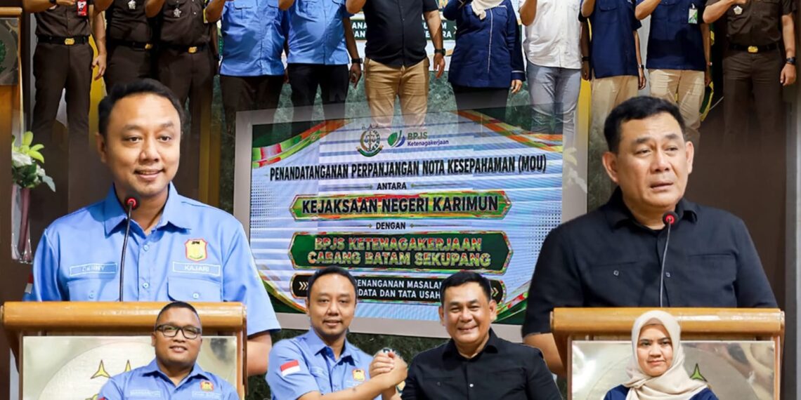 Perkuat Perlindungan Pekerja, Kejari Karimun Perpanjang MoU dengan BPJS Ketenagakerjaan