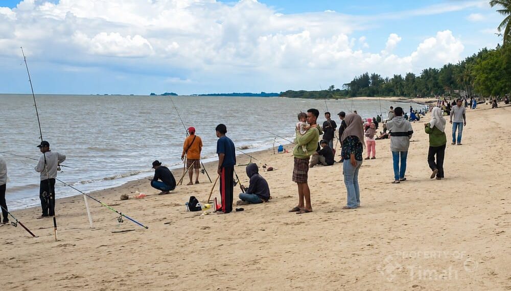 Didukung PT TIMAH, Lomba Memancing Silaturahmi Berkah di Pantai Batu Besar Tarik 280 Peserta