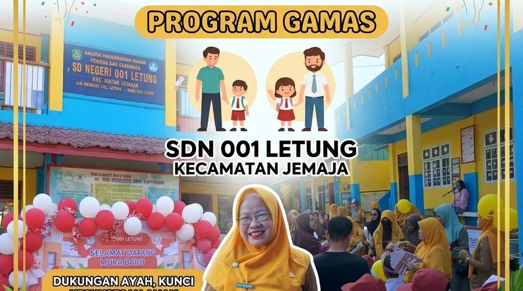 SDN 001 Letung Sambut 27 Murid Baru melalui Program GAMAS pada Hari Pertama MPLS