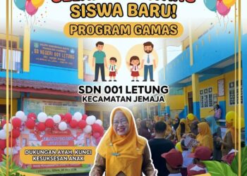SDN 001 Letung Sambut 27 Murid Baru melalui Program GAMAS pada Hari Pertama MPLS