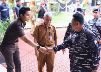 Kejari Karimun Hadiri Konfrensi Pers Penggagalan Penyeludupan 1,9 Ton Pasir Timah Ilegal