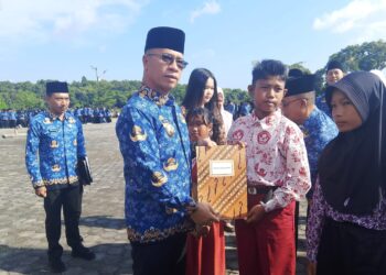 Pimpin Upacara HAN ke-42, Bupati Aneng Ajak Seluruh Elemen Lindungi Hak Anak dan Wujudkan Ruang Aman