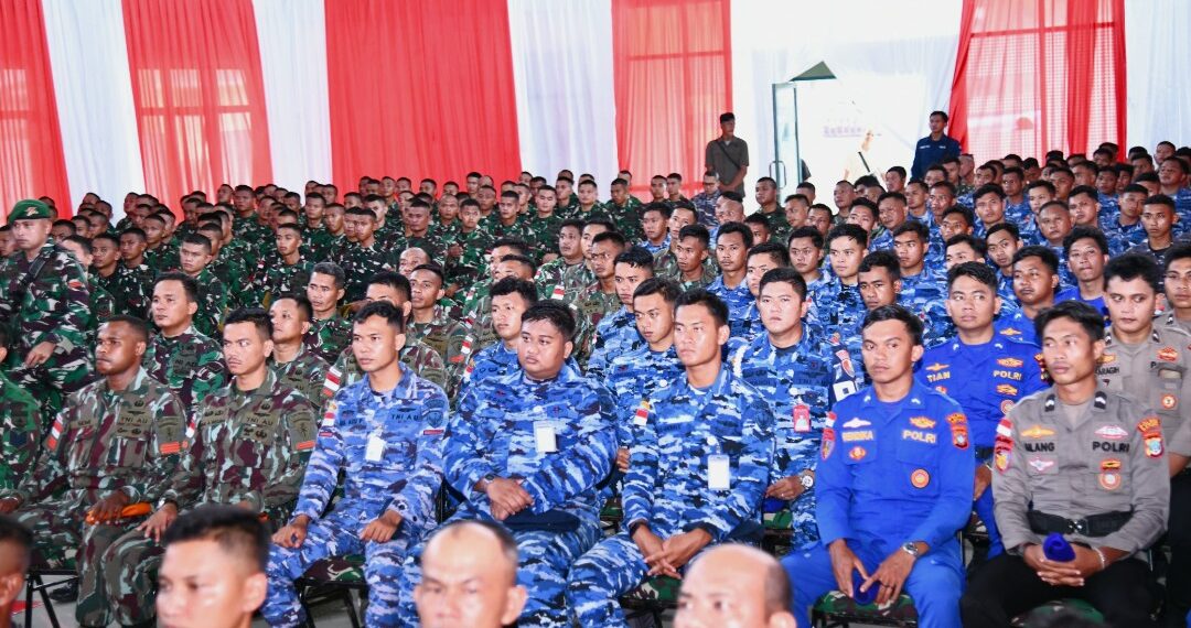 Personel Lanud Raden Sadjad Ikuti Pengarahan Menko Polkam, Tekankan Disiplin dan Kesiapsiagaan Prajurit