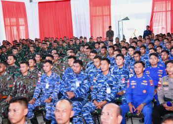 Personel Lanud Raden Sadjad Ikuti Pengarahan Menko Polkam, Tekankan Disiplin dan Kesiapsiagaan Prajurit