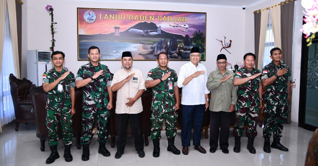Danlanud Raden Sadjad Terima Audiensi BAZNAS Natuna, Perkuat Sinergi Pengelolaan Zakat Melalui UPZ