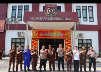 Kapolres Natuna Perkuat Sinergi Penegakan Hukum Lewat Silaturahmi dengan Kejaksaan Negeri