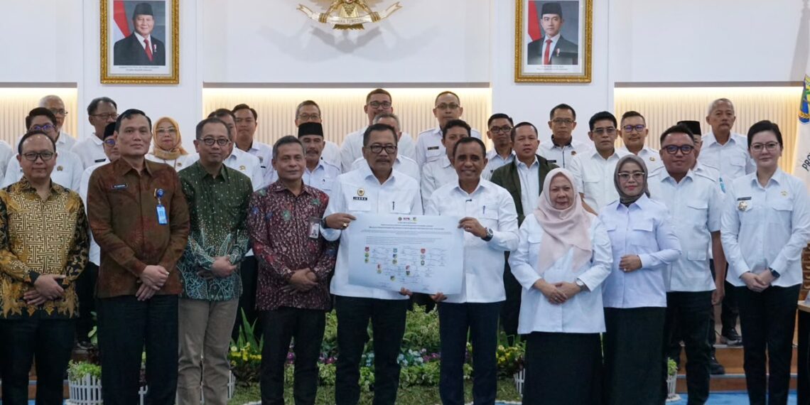 Kementerian ATR/BPN bersama KPK dan Pemerintah Daerah se-Sulawesi Tengah memperkuat sinergi dalam peningkatan pelayanan publik, penyelamatan aset daerah, serta optimalisasi pendapatan daerah.