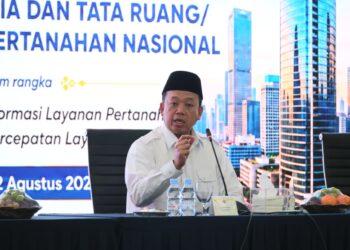 Sebarkan Semangat Transformasi Layanan Pertanahan, Menteri Nusron: Untuk Memberika
