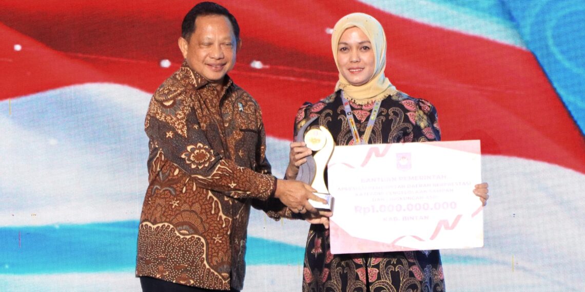 Bintan Raih Dua Penghargaan Kemendagri, Bawa Pulang Insentif Fiskal Rp2 Miliar