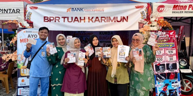 BPR Tuah Karimun Tebar Hadiah & KURDA di Karimun Weekend Market, Solusi Modal UMKM Karimun