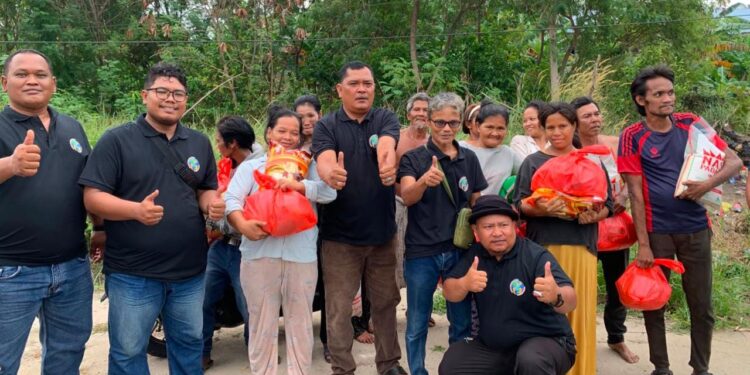 Sembako untuk Warga Kurang Mampu, Semangat Kemerdekaan Diwujudkan Lewat Berbagi