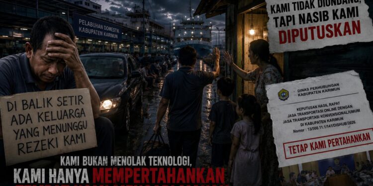 Di Balik Setir Ada Keluarga, Jefri: “Jangan Ambil Ruang Terakhir Kami Mencari Nafkah”