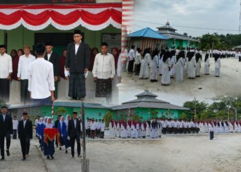 Ponpes Nurul Jannah Gelar Upacara HUT RI ke-81