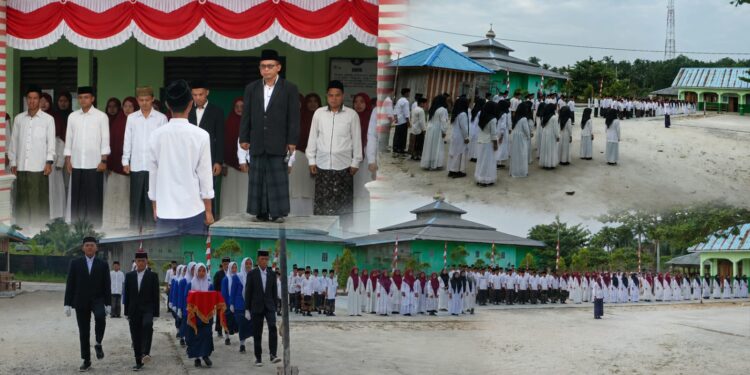 Ponpes Nurul Jannah Gelar Upacara HUT RI ke-81