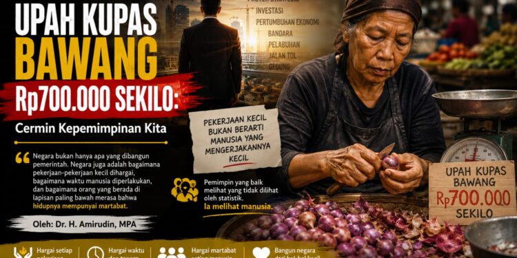 Upah Kupas Bawang Rp700.000