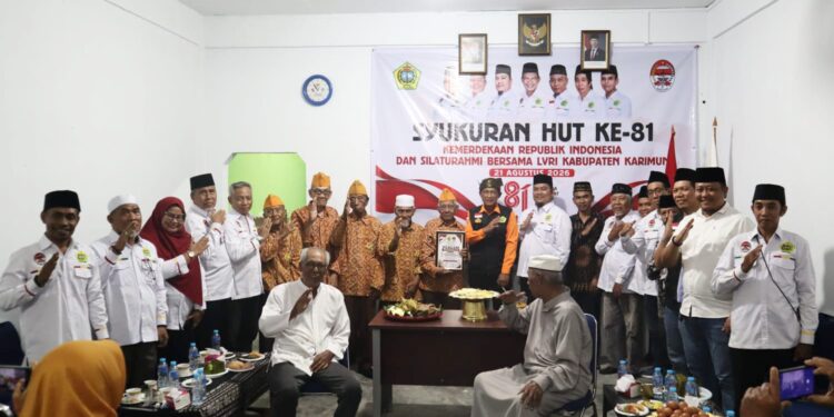 Perkuat Keharmonisan Daerah, FPK Kabupaten Karimun Gelar Syukuran HUT RI ke-81 Bersama LVRI