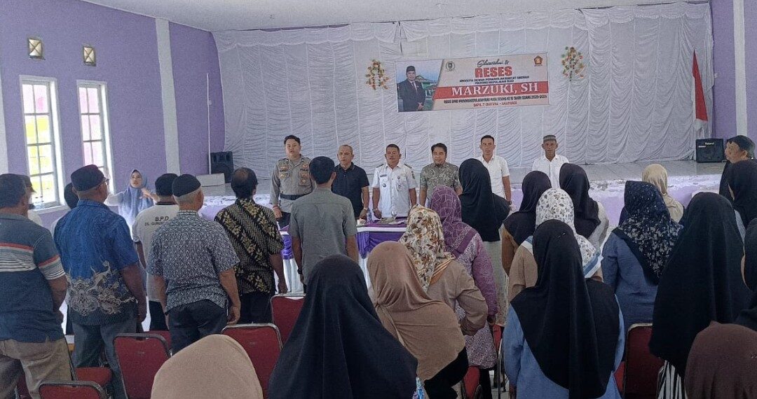 Reses di Gunung Durian, Marzuki Tampung Aspirasi Penerangan Jalan hingga Fasilitas Olahraga