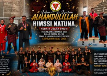 Dari Pasangan Suami Istri hingga Atlet Muda Warnai Kejuaraan Umum HIMSSI Natuna di Seleksi Porprov Kepri 2026
