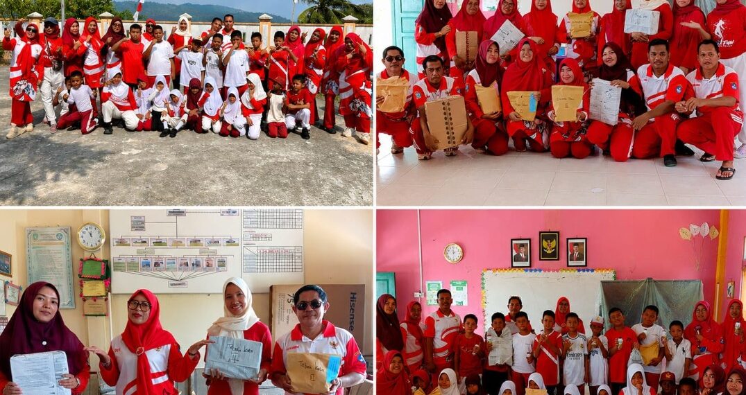 Meriahkan HUT RI ke-81, SD Negeri 007 Muntai Gelar Permainan Rakyat