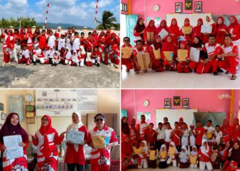 Meriahkan HUT RI ke-81, SD Negeri 007 Muntai Gelar Permainan Rakyat