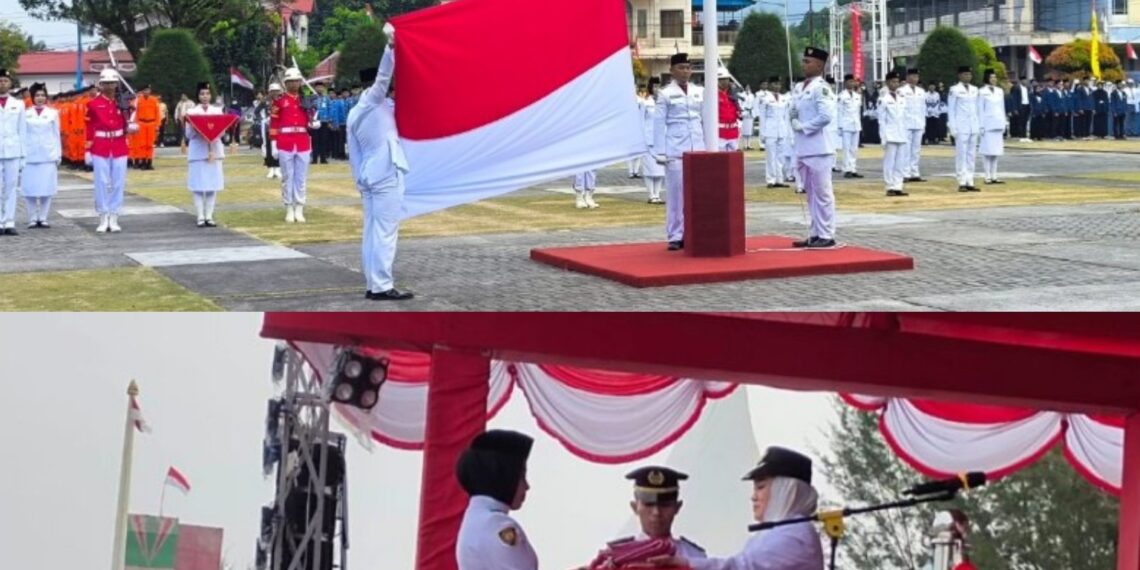 Upacara HUT ke-81 RI di Natuna Berlangsung Khidmat, Cen Sui Lan Bertindak sebagai Inspektur