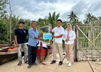 PT TIMAH Perkuat Dukungan untuk Nelayan, Dari Bantuan Jaring Hingga Restocking 1.000 Kepiting Bakau