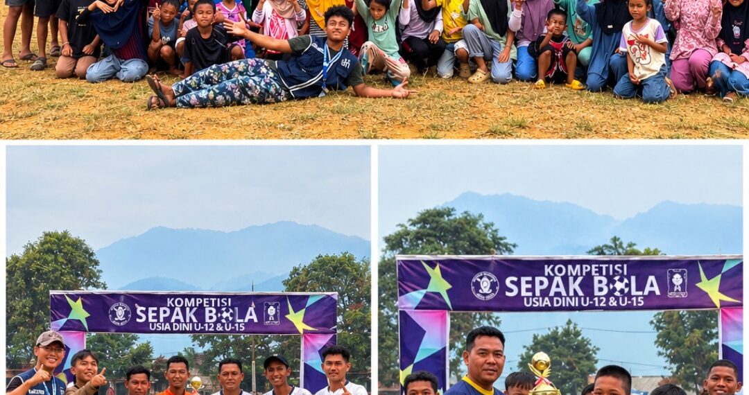 Kompetisi U-12 Pulau Tiga Sukses Digelar, SSB TK Mandiri Raih Juara Pertama