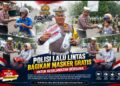 Peduli Warga di Tengah Kabut Asap, Satlantas Natuna Bagikan 1.500 Masker