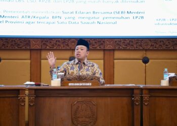 LP2B Jatim Lampaui Target, Menteri Nusron Minta Pemda Segera Integrasikan ke dalam RTRW