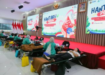 Gelar Aksi Peduli Sesama, Kementerian ATR/BPN Selenggarakan HANTARU Peduli Lewat Donor Darah